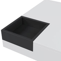 Table basse carrée avec LED et rangement amovible – Coffre amovible & LED 6