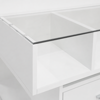 Table basse relevable avec LED et rangement – Plateau relevable & LED Bluetooth 6