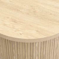 Table basse gigogne en bois design – Rondes en bois naturel, 2 tables 4