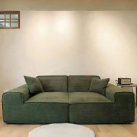 Canapé VELORA™ – Style Vintage Français & Tissu Côtelé 5