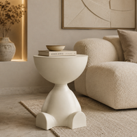 Table basse d'appoint originale et moderne pour petit espace – Rangement intégré 2