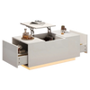 Table basse relevable avec LED et plateau ajustable – Plateau relevable & LED 16 couleurs