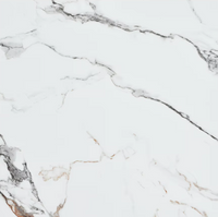 Table basse effet marbre blanche avec tiroirs – Trapézoïdale & 2 tiroirs 5