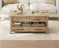 Table basse relevable extensible 3 en 1 – Bureau & table à manger, 6 convives 2