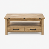 Table basse relevable extensible 3 en 1 – Bureau & table à manger, 6 convives