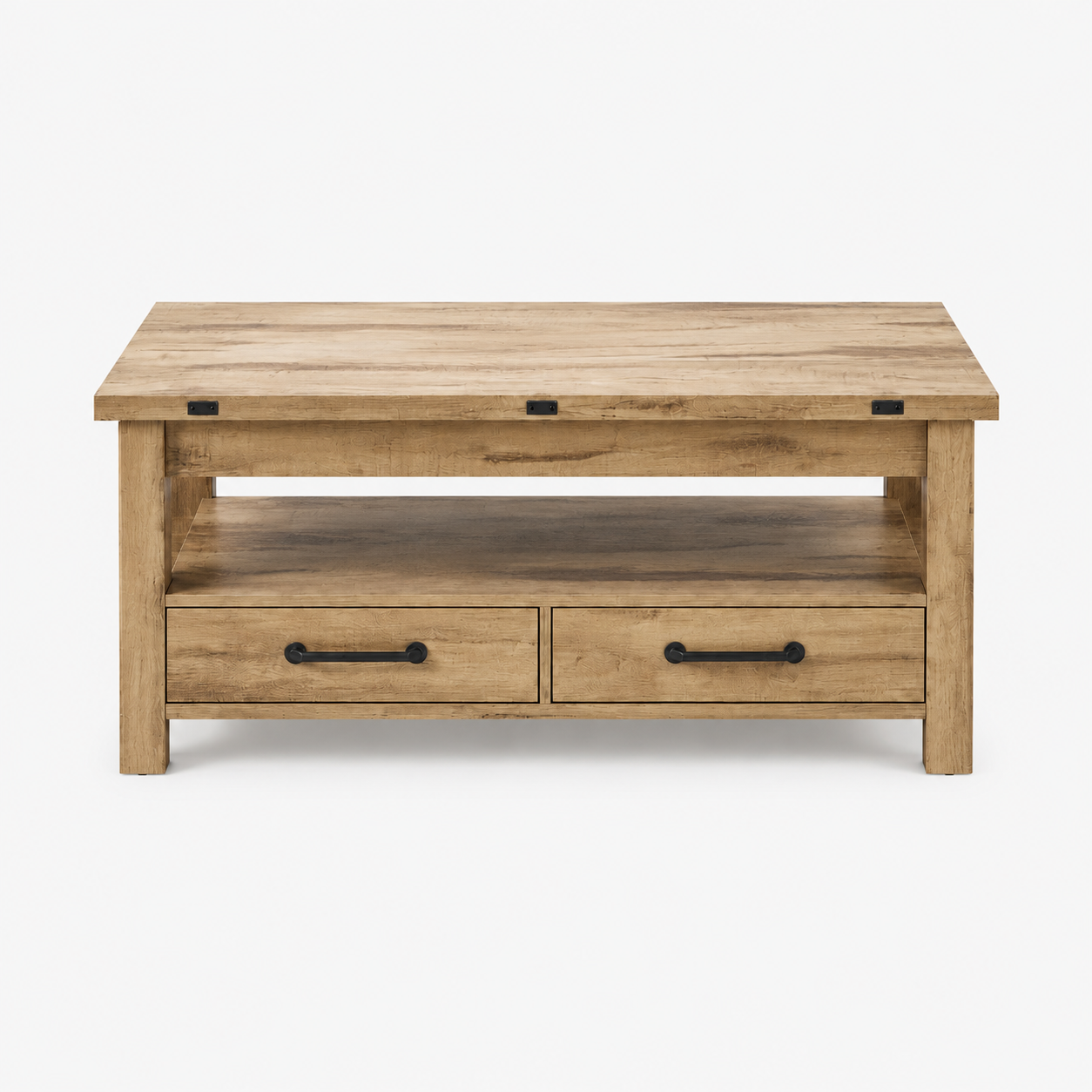 Table basse relevable extensible 3 en 1 – Bureau & table à manger, 6 convives