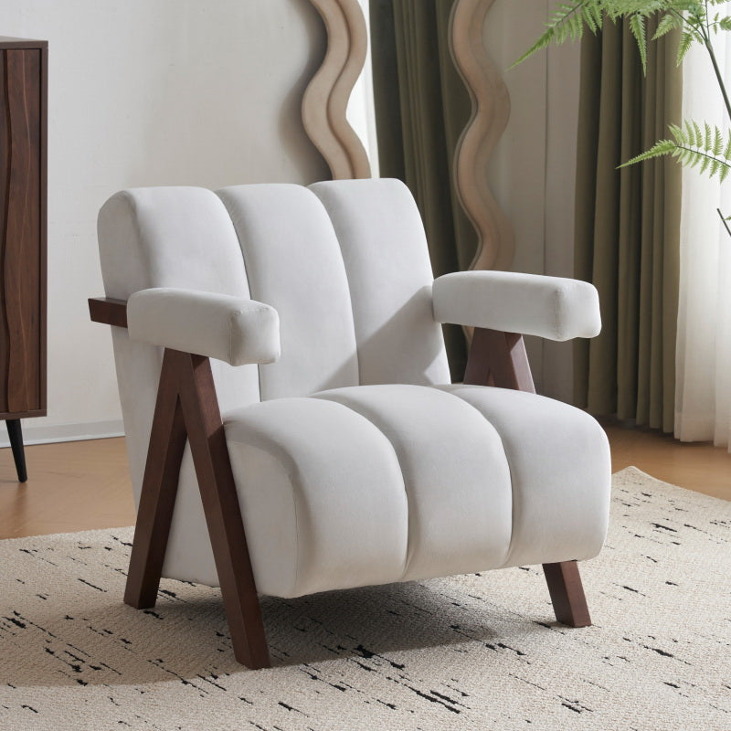 Fauteuil ALVORA™ – Design Arrondi & Confort Enveloppant