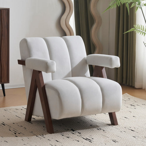 Fauteuil ALVORA™ – Design Arrondi & Confort Enveloppant