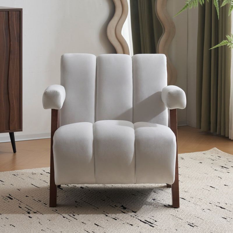 Fauteuil ALVORA™ – Design Arrondi & Confort Enveloppant