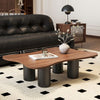 Table Basse CLOUDA™ – Design Nuage en Noyer