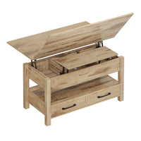 Table basse relevable extensible 3 en 1 – Bureau & table à manger, 6 convives 5