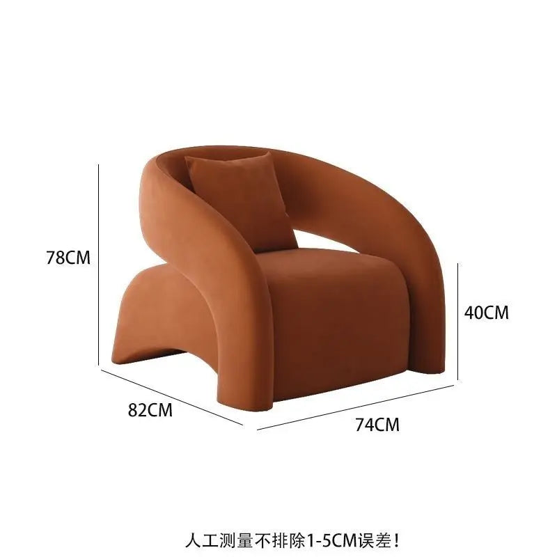 Fauteuil ARMONA - Terracotta