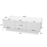 Table basse blanche laquée avec rangement et tiroirs design – Ouverture par pression 6