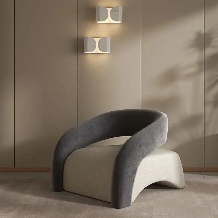 Fauteuil ARMONA - Gris Bicolore