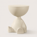 Table basse d'appoint originale et moderne pour petit espace – Rangement intégré